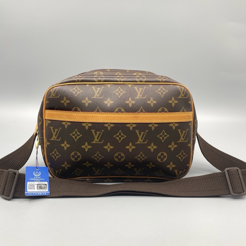 LV路易威登老花記者相機斜背包-0