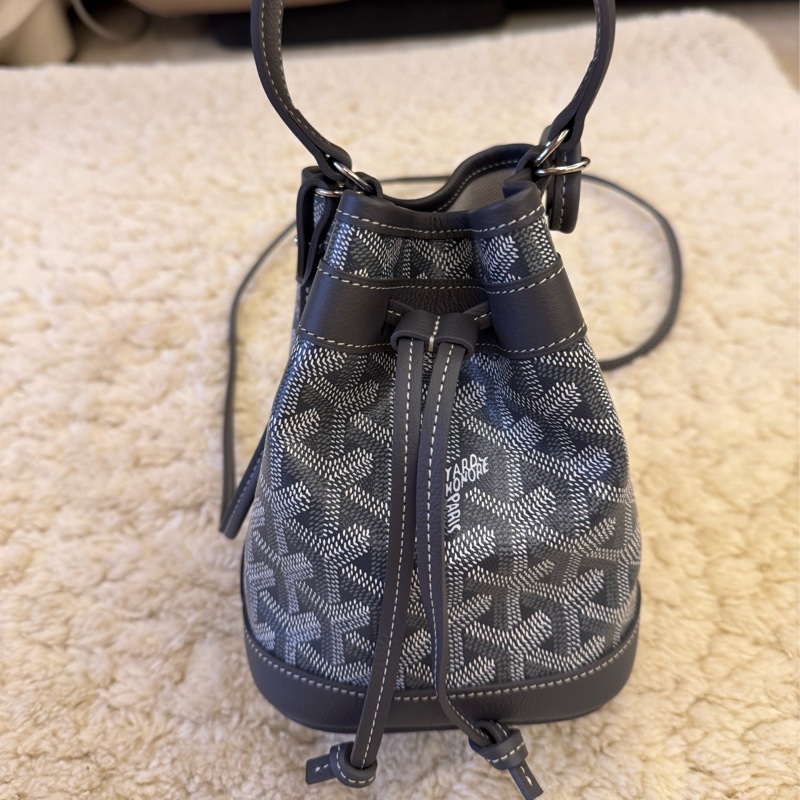 goyard戈雅 mini 小水桶 灰色-8