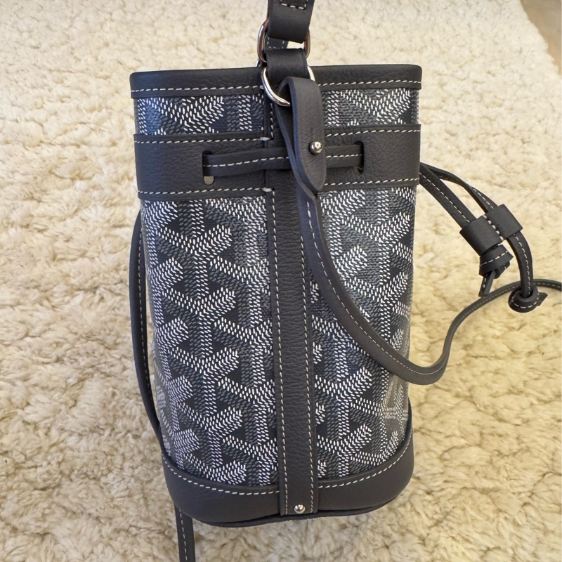 goyard戈雅 mini 小水桶 灰色-11