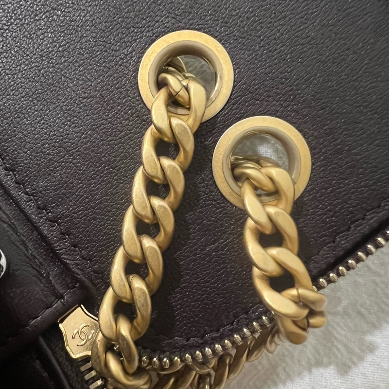 ෆ Chanel 2022 化妝包 盒子包-16