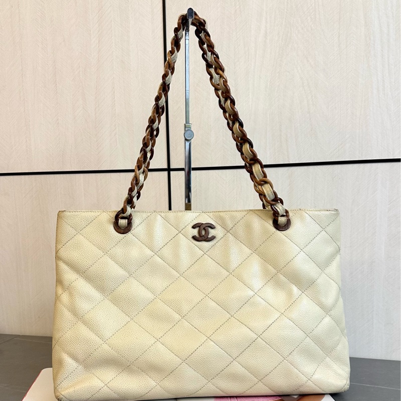 （MYMluxurybag) 🔥Chanel 🔥荔枝皮袋 松木肩帶袋-0