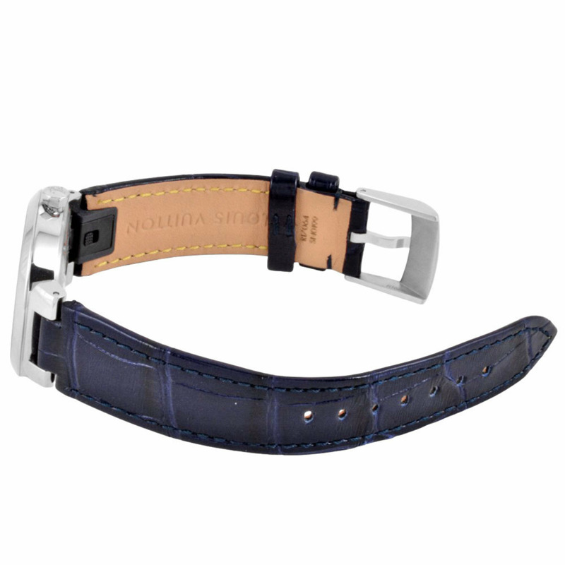 路易威登 LOUIS VUITTON QA159Z Tambour MM Rainbow 手錶 石英 銀 錶盤 多色 SS 女士腕錶-3