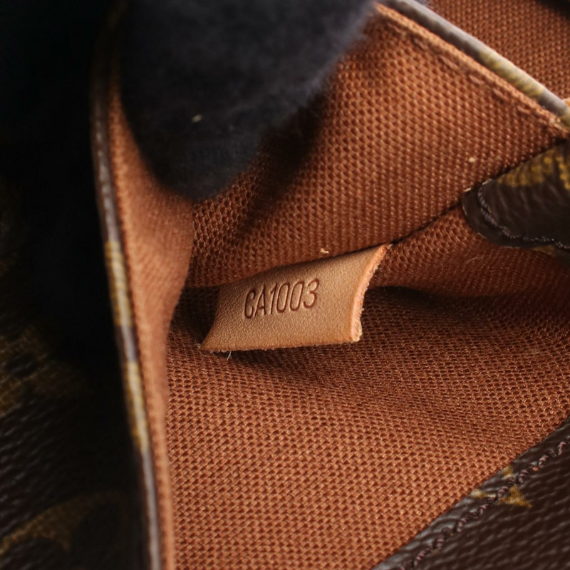 LOUIS VUITTON Pochette Gange 腰包 M51870 Monogram 帆布 棕色 二手 男女通用-4