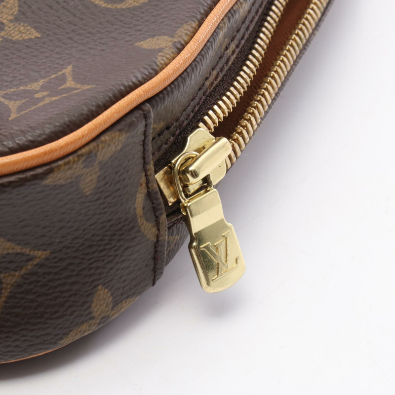 LOUIS VUITTON Pochette Gange 腰包 M51870 Monogram 帆布 棕色 二手 男女通用-5