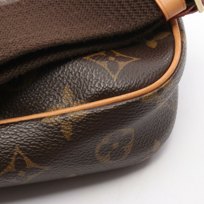 LOUIS VUITTON Pochette Gange 腰包 M51870 Monogram 帆布 棕色 二手 男女通用-6