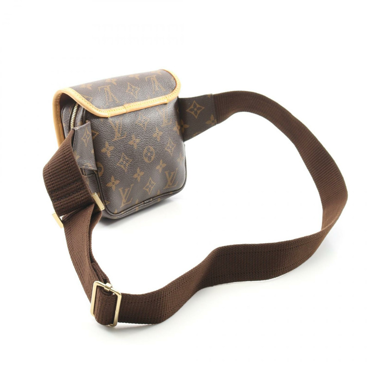 LOUIS VUITTON Bosphore 腰包 M40108 Monogram 帆布皮革棕色二手 LV-1