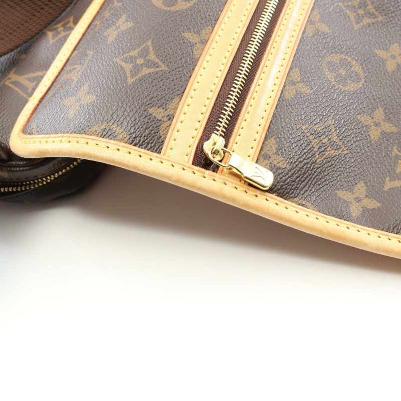 LOUIS VUITTON Bosphore 腰包 M40108 Monogram 帆布皮革棕色二手 LV-5