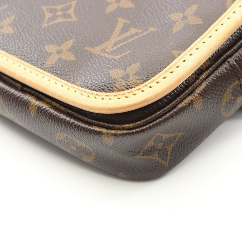 LOUIS VUITTON Bosphore 腰包 M40108 Monogram 帆布皮革棕色二手 LV-6