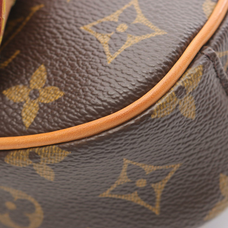 LOUIS VUITTON Pochette Gange 腰包 M51870 Monogram 帆布 棕色 二手 男女通用-9