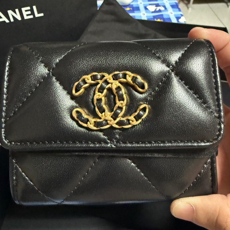 Chanel 24c 19系列三折短夾-0