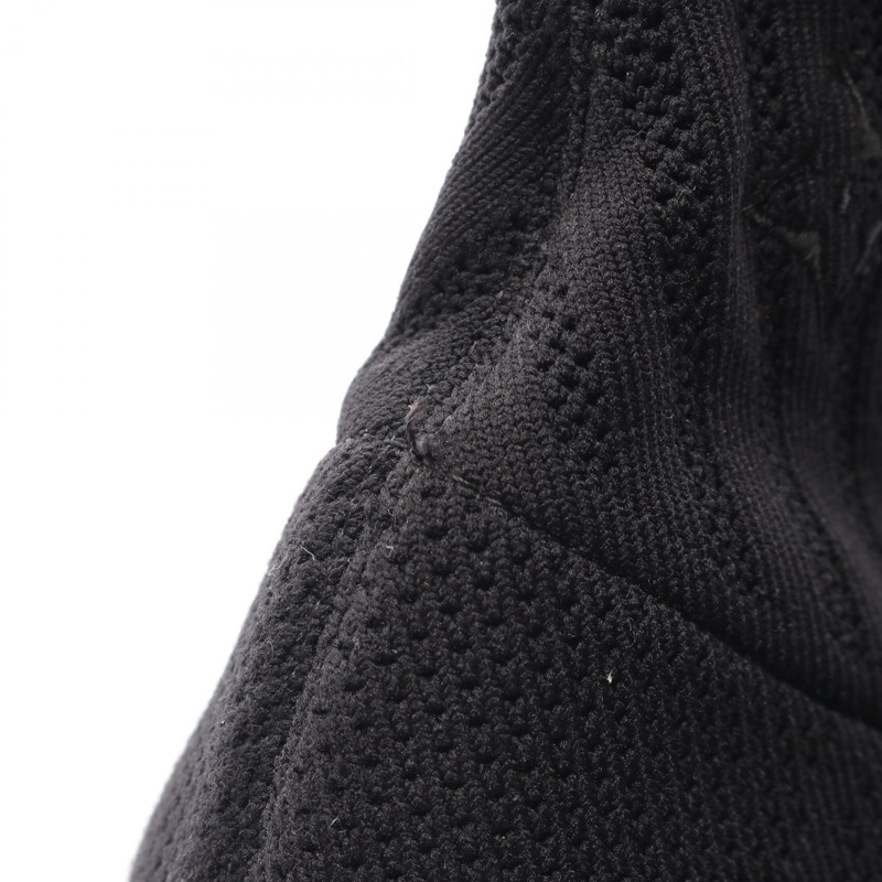 路易威登 Silhouette 系列黑色布藝靴，二手女款，尺寸 36-8