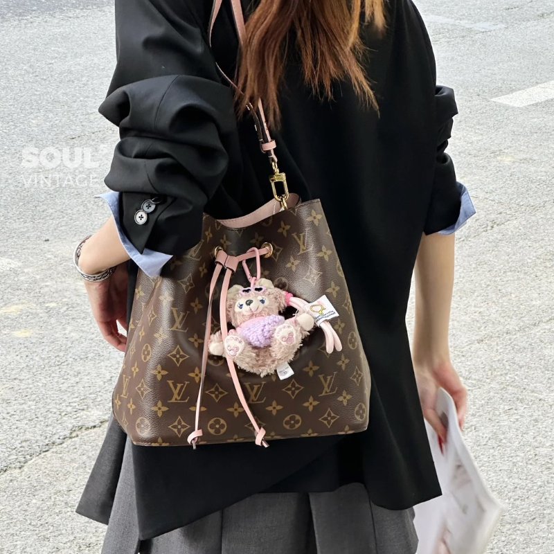 LOUIS VUITTON Neonoe水桶包 - MM粉-1