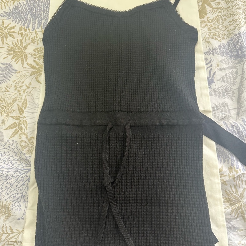 Chanel 香奈兒24A手工坊黑色吊帶 尺碼 36-4