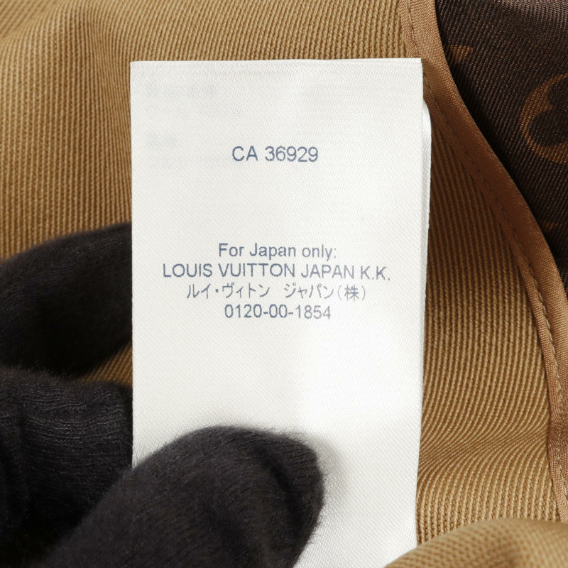 路易威登 (LOUIS VUITTON) 無袖風衣斗篷 RW212W URW FLCO03 羊毛 米色 二手 女款-3