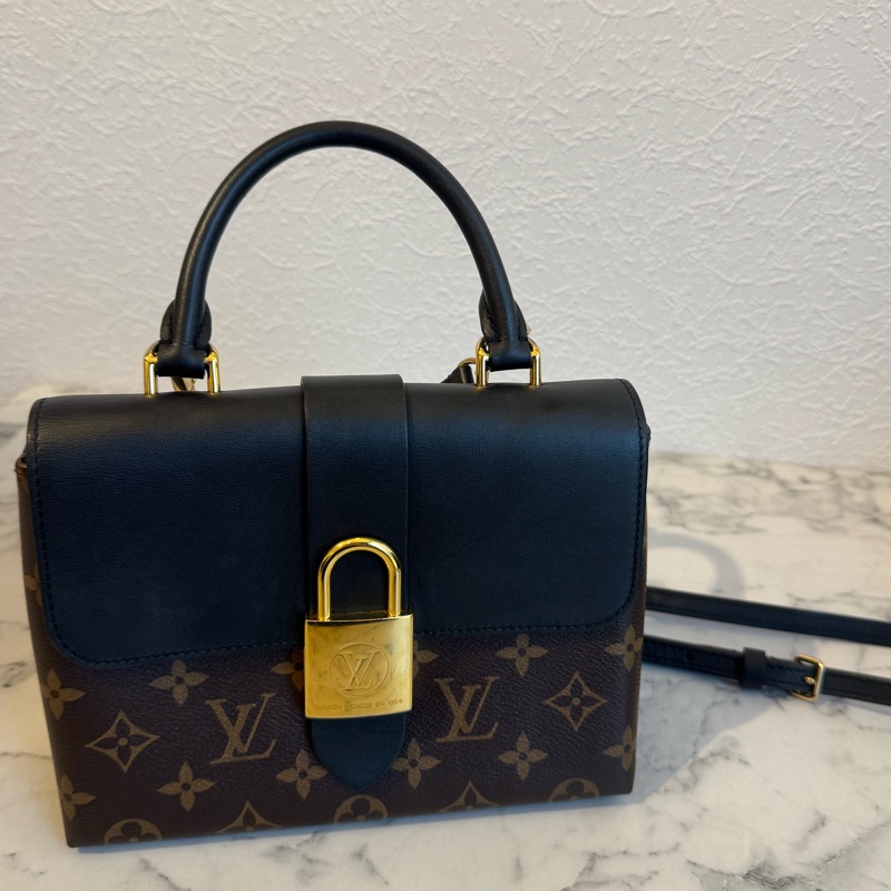 LV M44141Locky BB花紋手提兩用包-0
