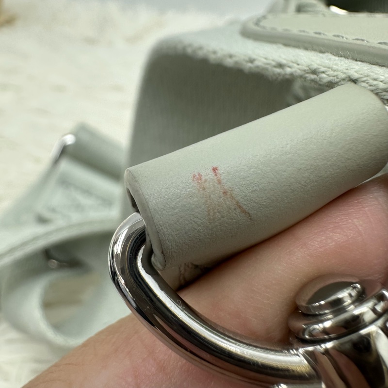 LV 灰綠色真皮壓紋 KeepAll 25 手提斜肩包 晶片款-9