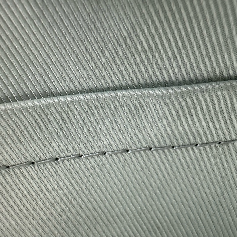LV 灰綠色真皮壓紋 KeepAll 25 手提斜肩包 晶片款-19