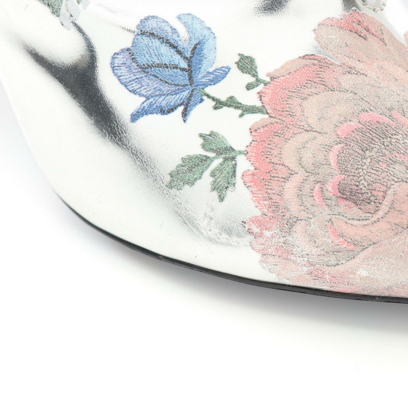 路易威登靴子鞋皮革多色銀色二手女尺寸 37 1/2-8