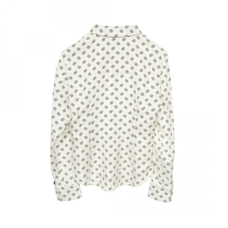 LOUIS VUITTON 襯衫上衣 FMBL19 棉質白色二手女款 38 碼-1