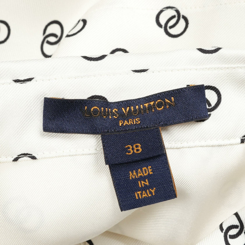 LOUIS VUITTON 襯衫上衣 FMBL19 棉質白色二手女款 38 碼-2