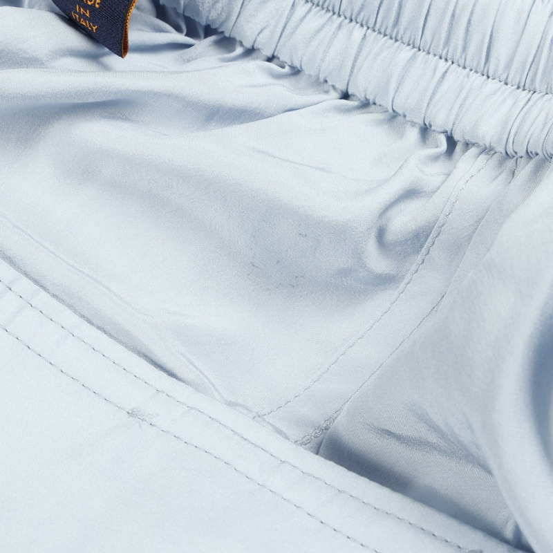 LOUIS VUITTON LV Remix 拼色工裝褲 絲棉 藍黑 二手 女士-7