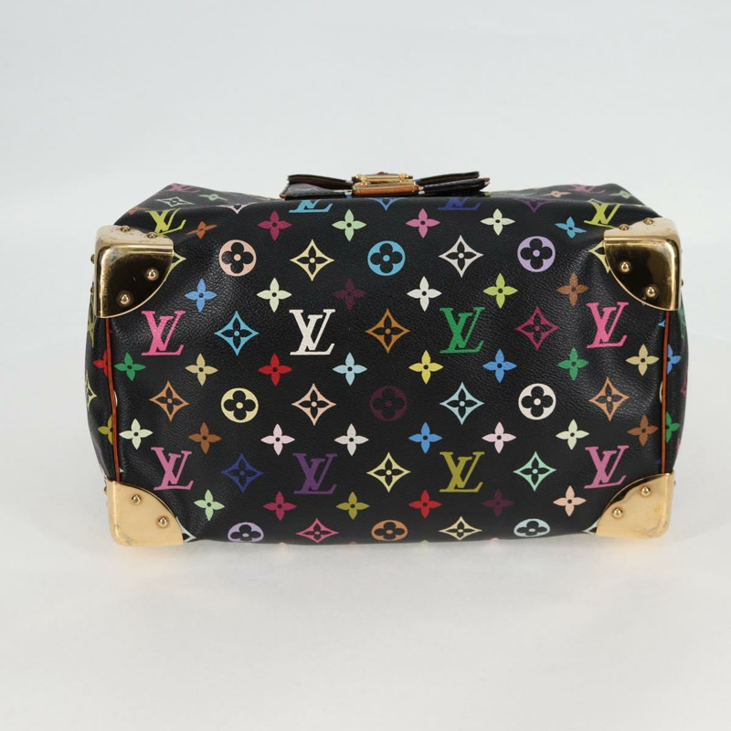 【日本直送】路易威登 Monogram 多色 Speedy 30 手提包 黑色 M92642 正品 128485V-4