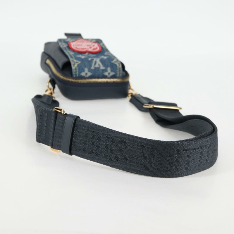 【日本直送】路易威登 LV 方形雙手機包 藍色 M81060 LV 正品 132489M-6