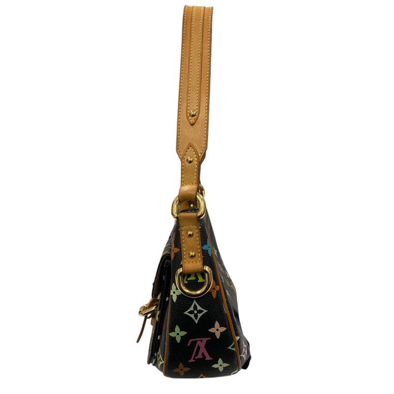 LOUIS VUITTON 路易威登 M40054 Lodge GM PVC帆布 肩背包 黑三彩-2