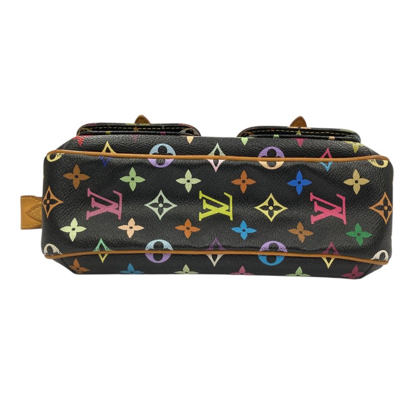 LOUIS VUITTON 路易威登 M40054 Lodge GM PVC帆布 肩背包 黑三彩-4