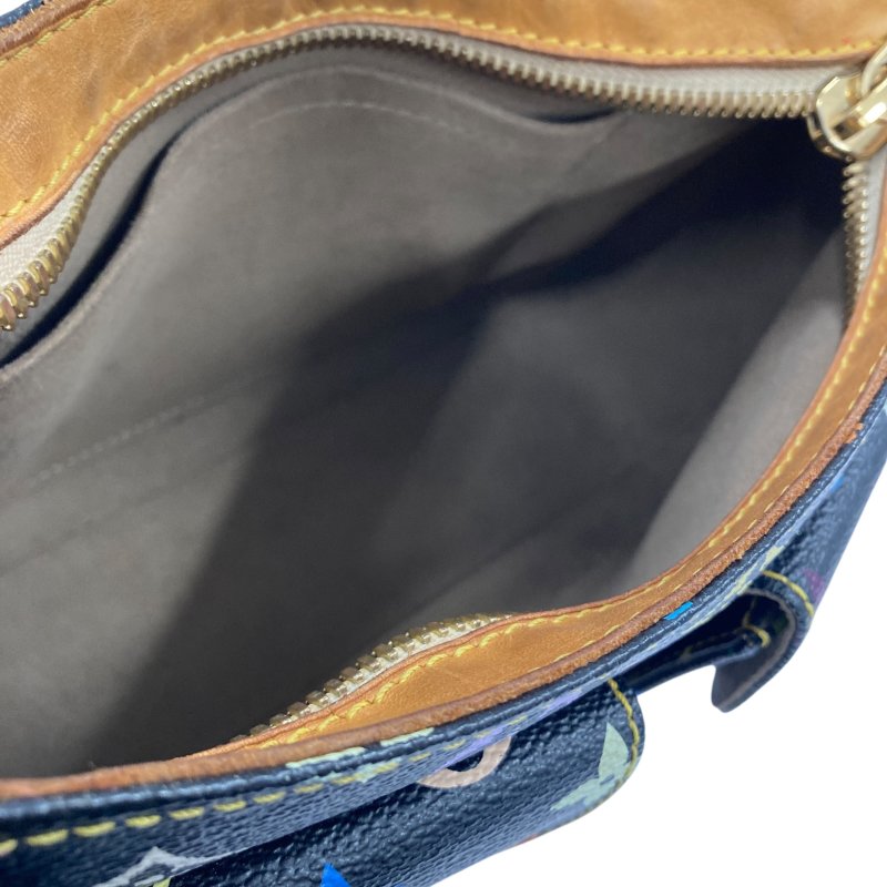 LOUIS VUITTON 路易威登 M40054 Lodge GM PVC帆布 肩背包 黑三彩-6