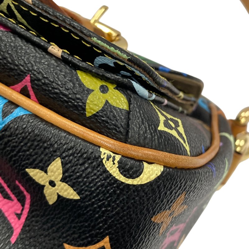 LOUIS VUITTON 路易威登 M40054 Lodge GM PVC帆布 肩背包 黑三彩-10