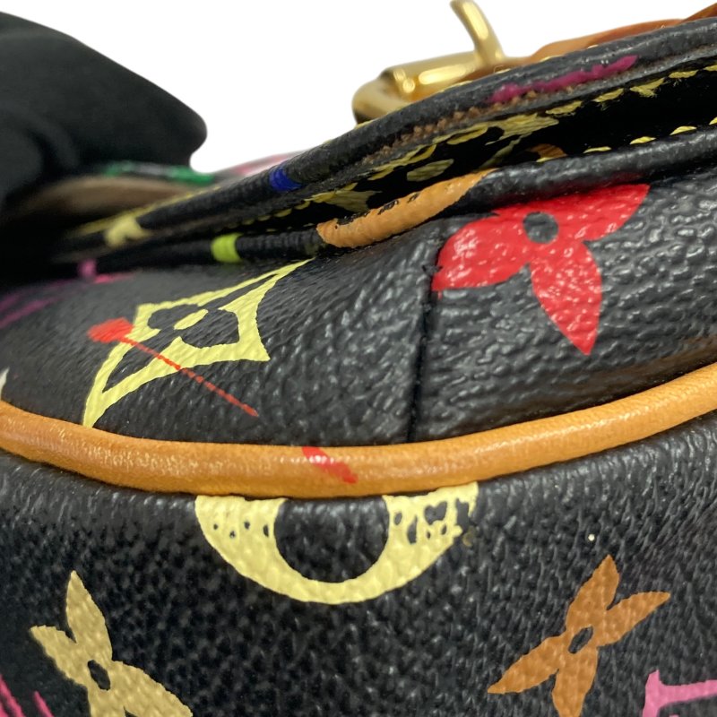 LOUIS VUITTON 路易威登 M40054 Lodge GM PVC帆布 肩背包 黑三彩-11