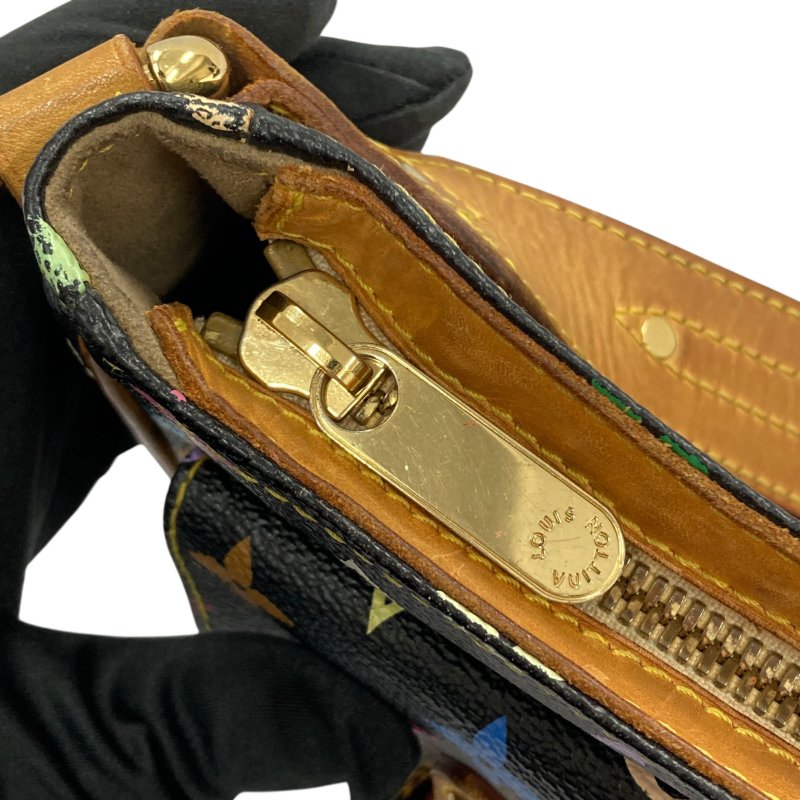 LOUIS VUITTON 路易威登 M40054 Lodge GM PVC帆布 肩背包 黑三彩-15