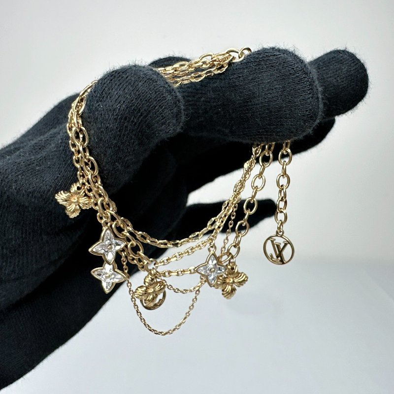 LV BLOOMING STRASS吊墜手鏈-3