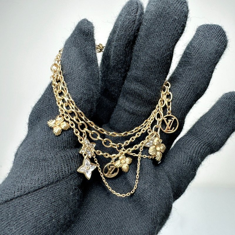 LV BLOOMING STRASS吊墜手鏈-7