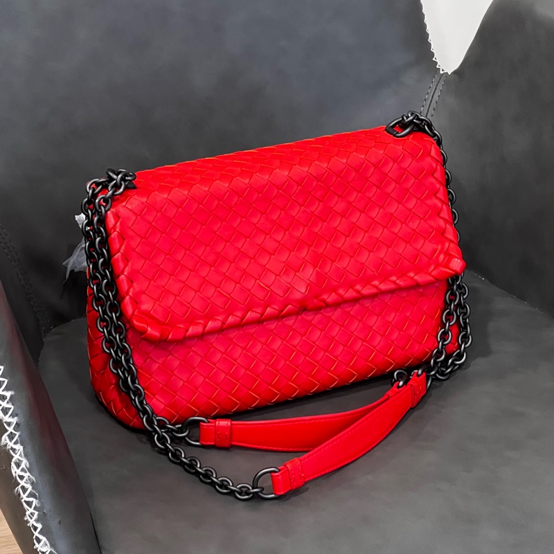 BOTTEGA VENTA 手提包(鮮紅色)-0