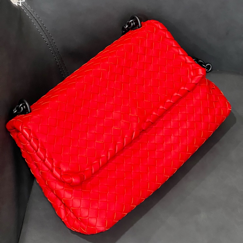 BOTTEGA VENTA 手提包(鮮紅色)-8