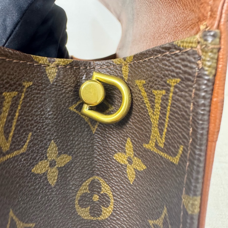 Louis Vuitton 經典老花紅皮手拿包-15