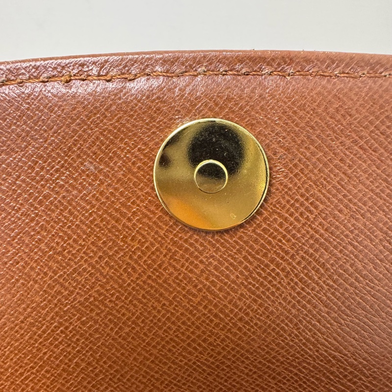 Louis Vuitton 經典老花紅皮手拿包-17