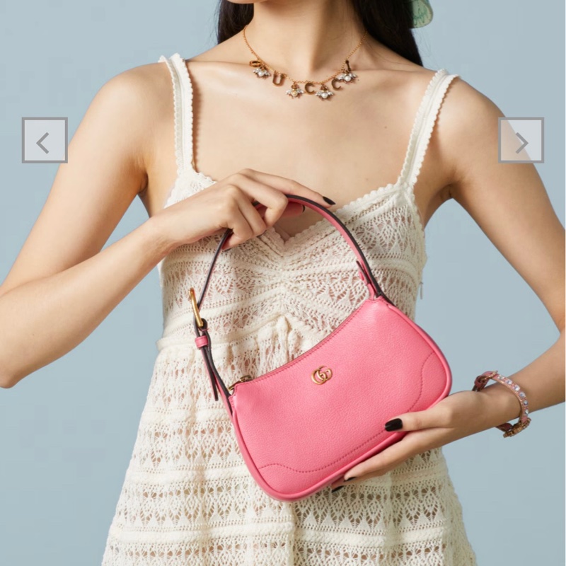 Gucci Aphrodite Mini 粉色 小羊皮 愛神包-2
