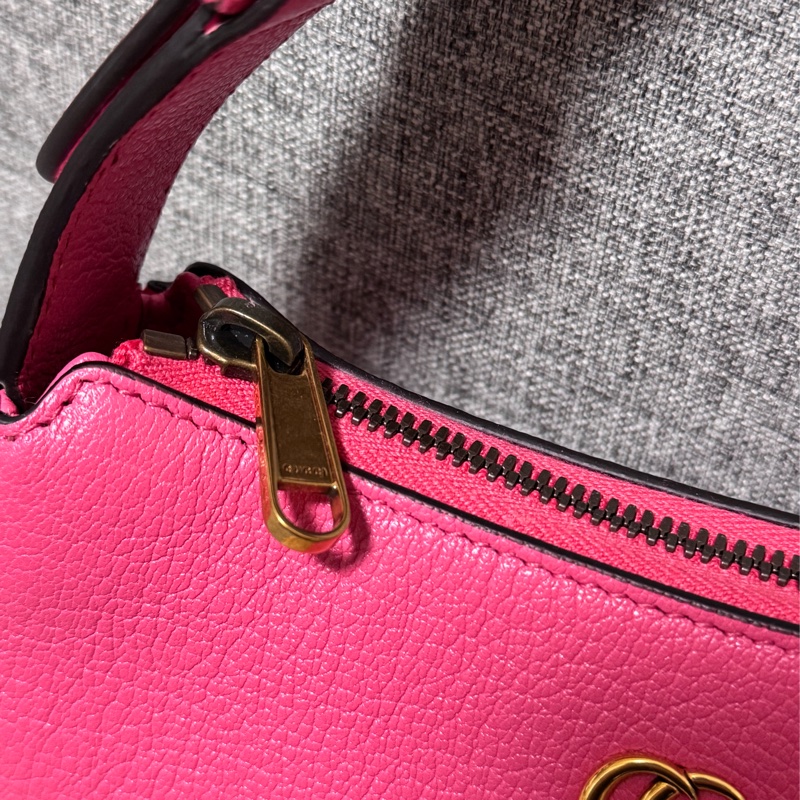 Gucci Aphrodite Mini 粉色 小羊皮 愛神包-9