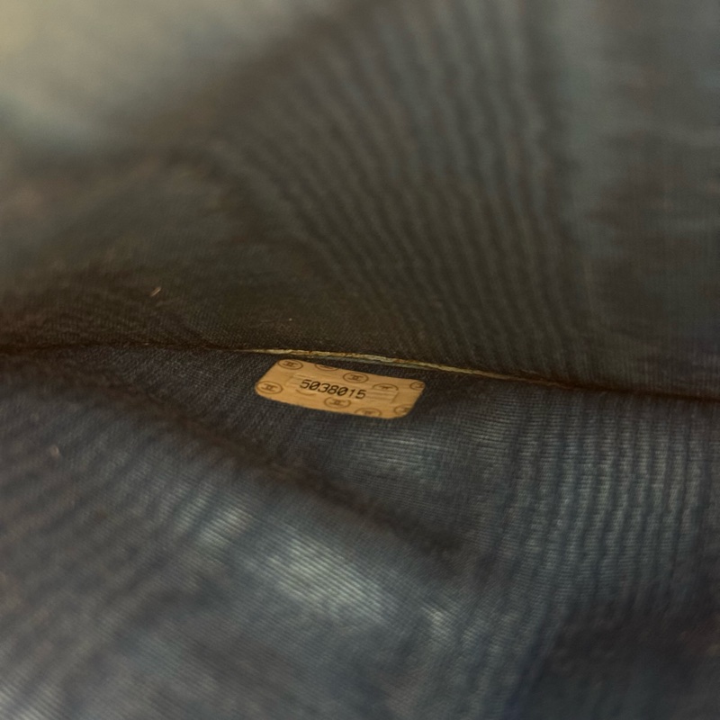 Chanel 深藍皮革長夾-15