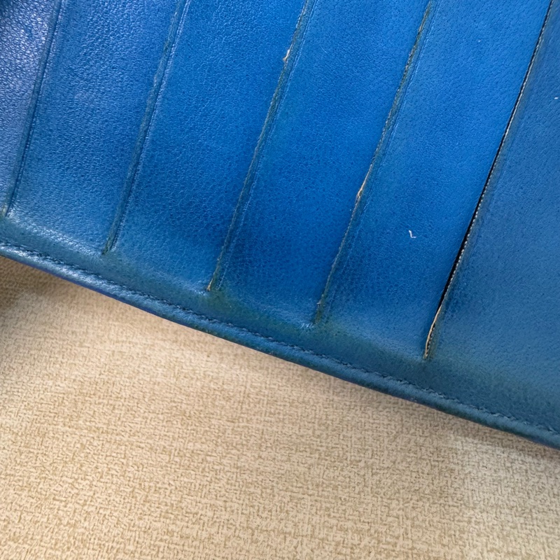 Chanel 深藍皮革長夾-22