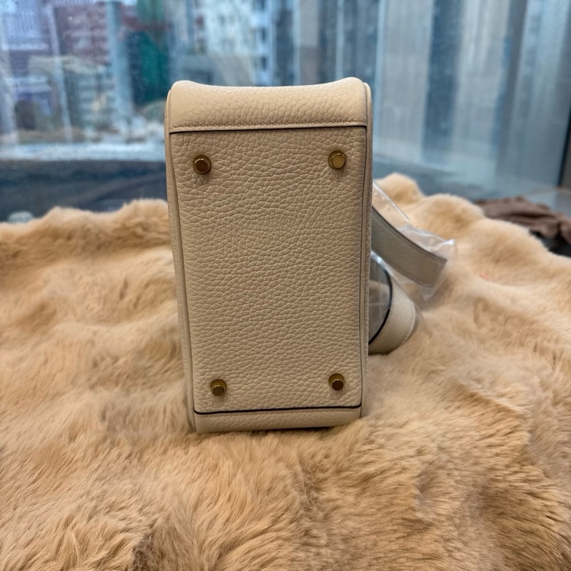 HERMES mini Lindy2 n4鉑金灰金tC stamp K-5