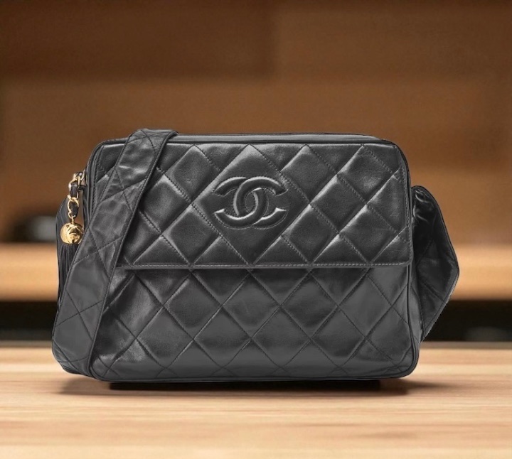 Chanel 金球流蘇黑武士-1