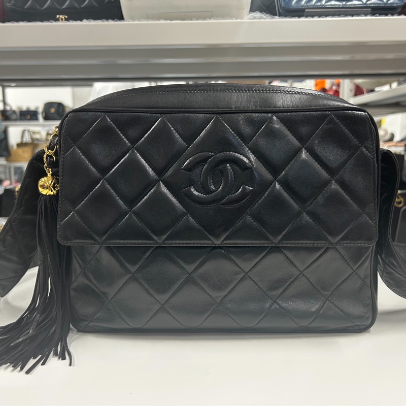 Chanel 金球流蘇黑武士-2