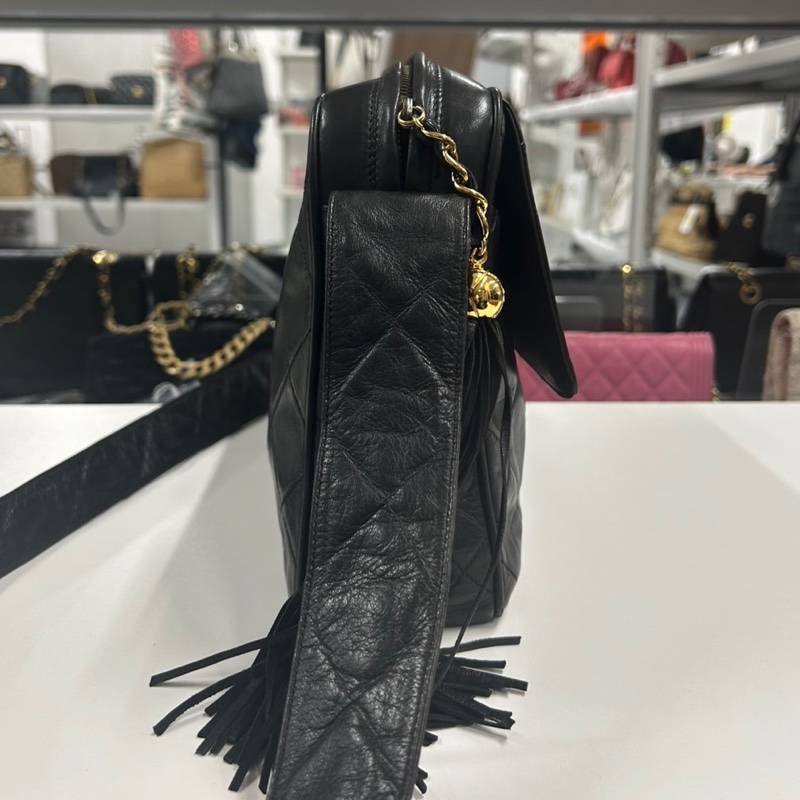 Chanel 金球流蘇黑武士-5