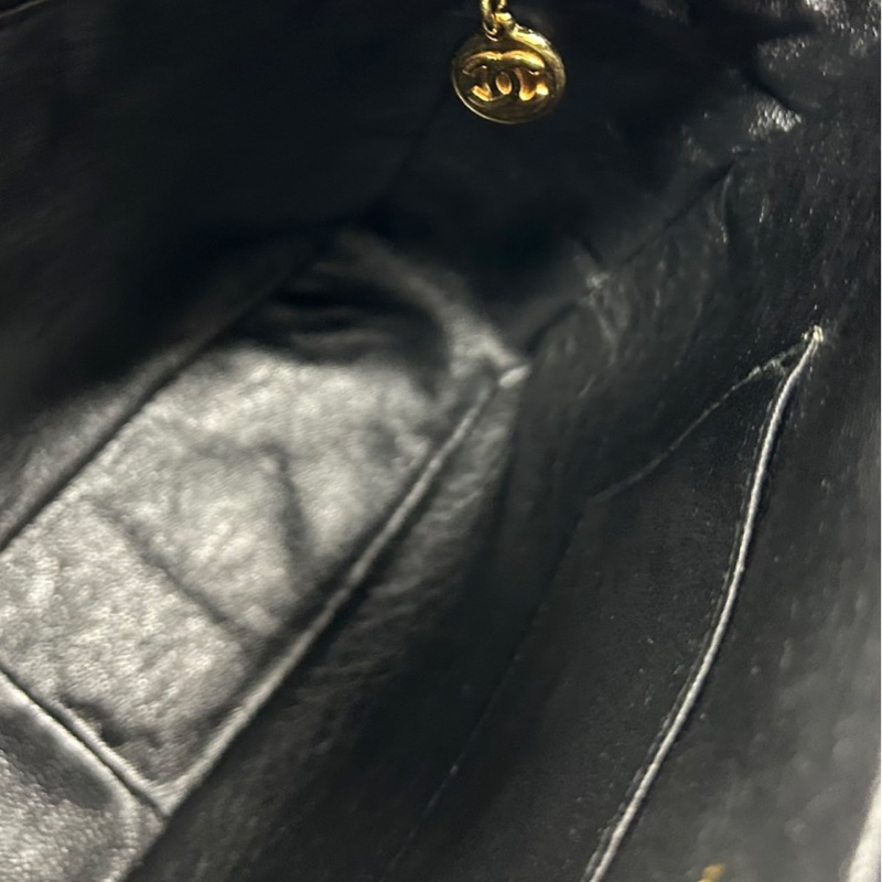 Chanel 金球流蘇黑武士-17