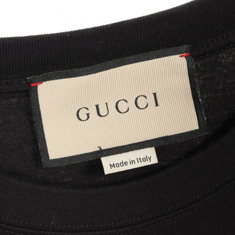 GUCCI LOVE PARADE T卹短袖棉質黑色多色二手男式#M-2