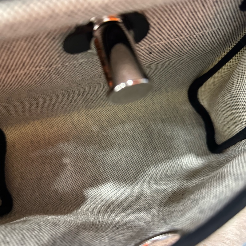 HERMES miniherbag 熊猫银扣 stamp k-8